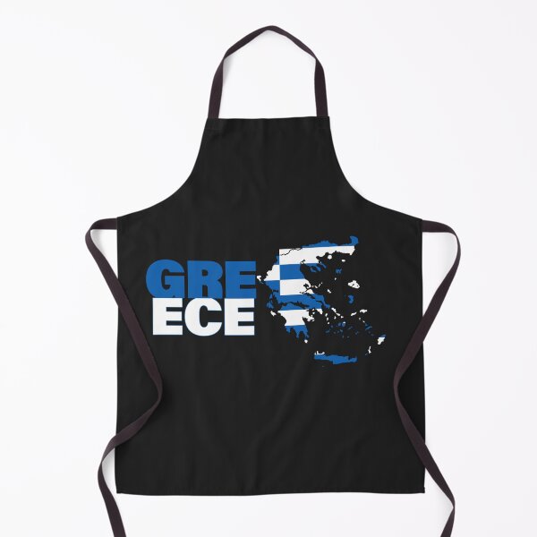Item preview, Greece Flag Map designed and sold by AnimalsDH305.