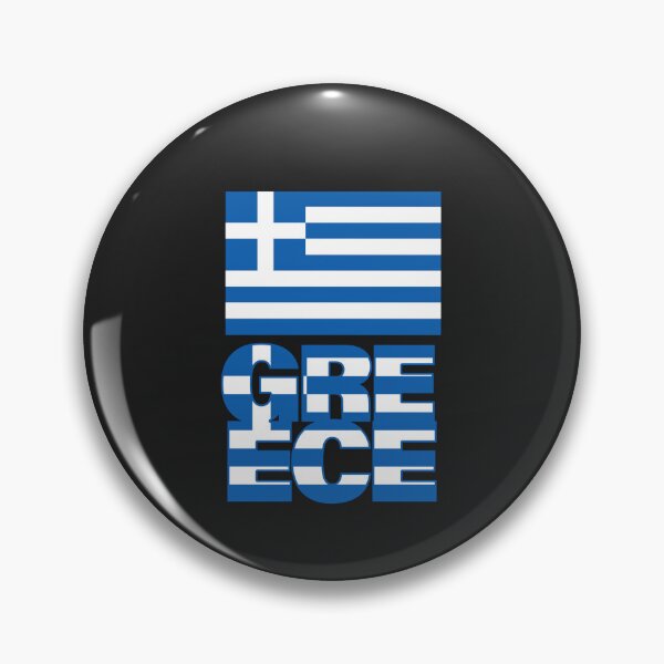 Item preview, Greece Flag Map designed and sold by AnimalsDH305.