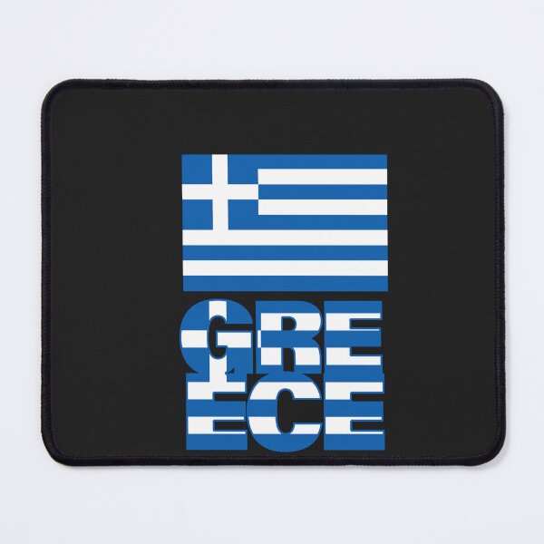 Item preview, Greece Flag Map designed and sold by AnimalsDH305.