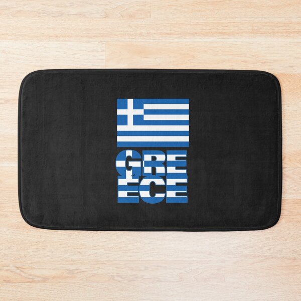 Item preview, Greece Flag Map designed and sold by AnimalsDH305.
