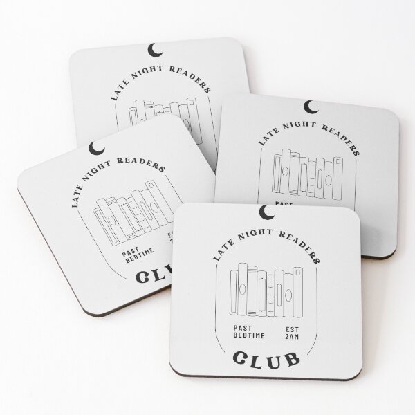 Item preview, Late Night Readers Club - bookish, book club, book lover designed and sold by tziggles.