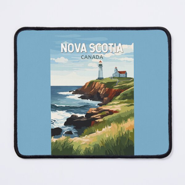 Item preview, Nova Scotia Canada Travel Art Vintage designed and sold by KrisSidDesigns.