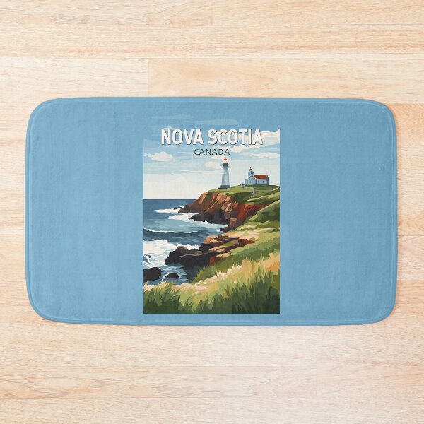 Item preview, Nova Scotia Canada Travel Art Vintage designed and sold by KrisSidDesigns.