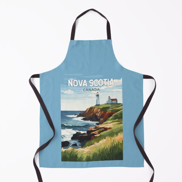 Item preview, Nova Scotia Canada Travel Art Vintage designed and sold by KrisSidDesigns.