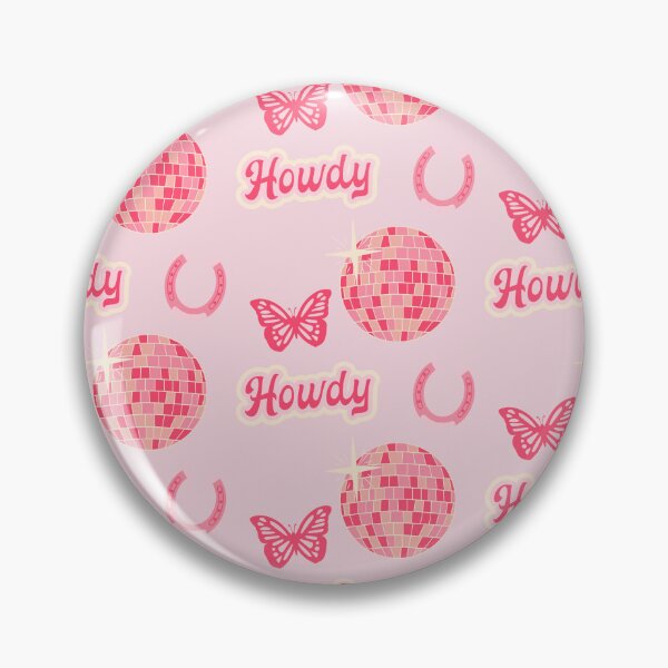 Item preview, Howdy Disco Cowgirl Collage Pattern designed and sold by Creative Brat Design Studio.