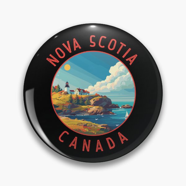 Item preview, Nova Scotia Canada Retro Distressed Circle designed and sold by KrisSidDesigns.
