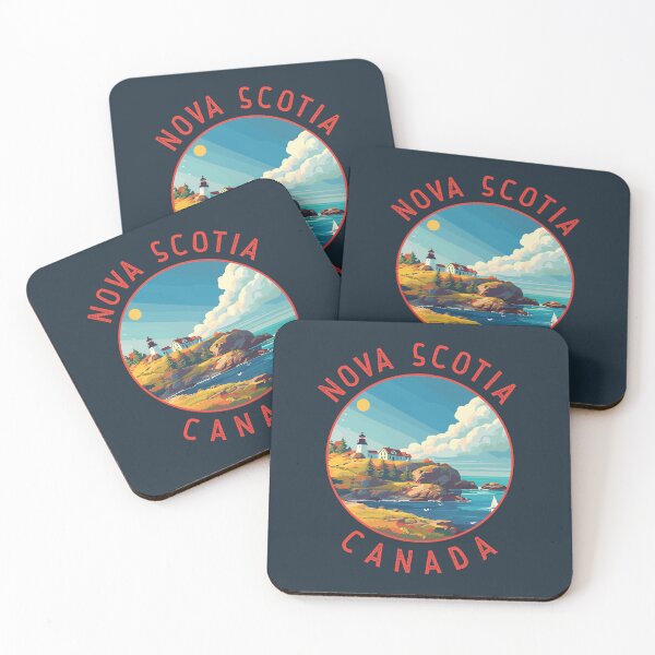 Item preview, Nova Scotia Canada Retro Distressed Circle designed and sold by KrisSidDesigns.