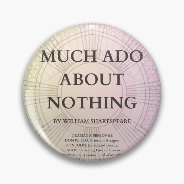 Item preview, Much Ado about Nothing poster designed and sold by HoneyLemonSun.
