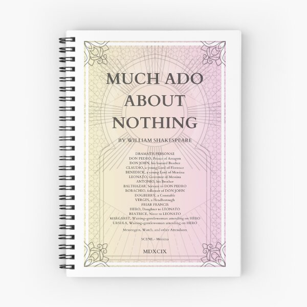Item preview, Much Ado about Nothing poster designed and sold by HoneyLemonSun.