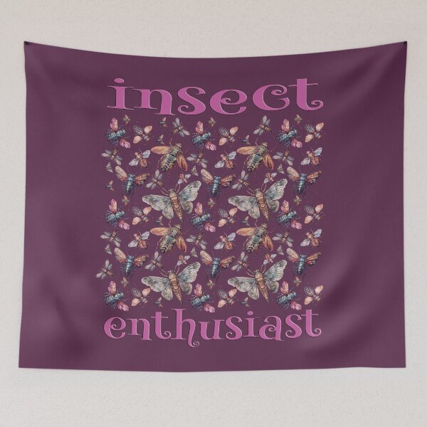 Item preview, Cicada pattern Insect Enthusiasts entomology violet designed and sold by AlchemyColor.