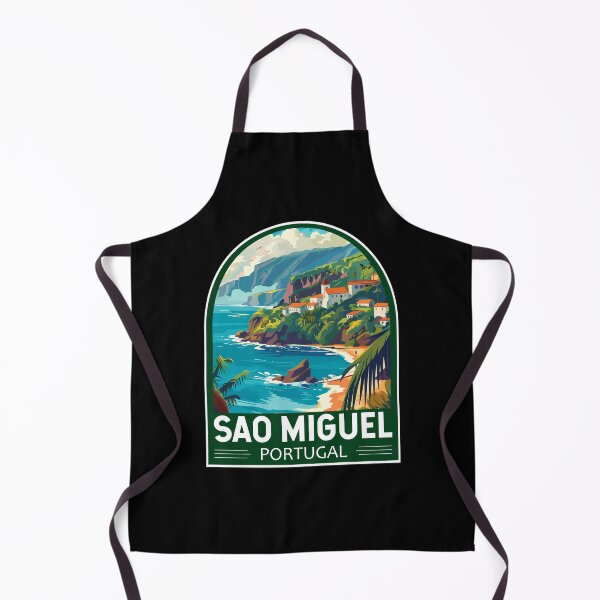 Item preview, Sao Miguel Island Portugal Travel Art Emblem designed and sold by KrisSidDesigns.