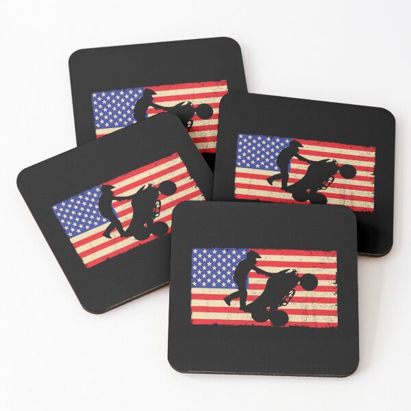 Item preview, ATV Quad American Flag Four Wheeler Wheelie Design designed and sold by tshirtexpressiv.