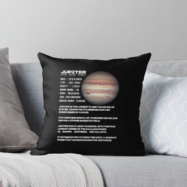 Item preview, Jupiter Planet Facts Space Explorer Astronomy Infographic Information designed and sold by Maljonic.