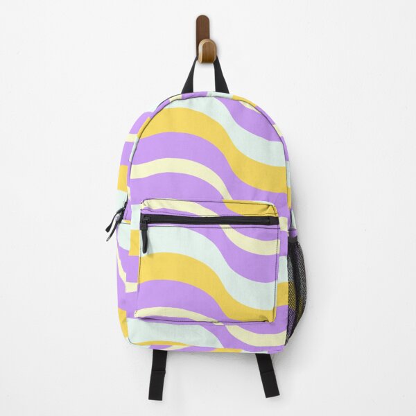Item preview, A seamless pattern of pastel colored waves designed and sold by pmdcreations.