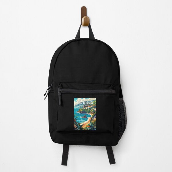 Item preview, Sao Miguel Island Portugal Travel Art Vintage designed and sold by KrisSidDesigns.