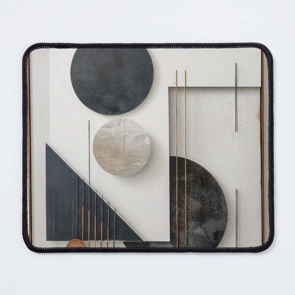 Item preview, Abstract art with geometric shapes designed and sold by silduna.