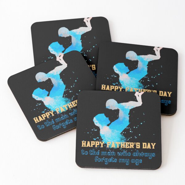 Item preview, Happy Father's Day to the man who always forgets my age - funny Father's Day gift designed and sold by Dominika Bednarska.