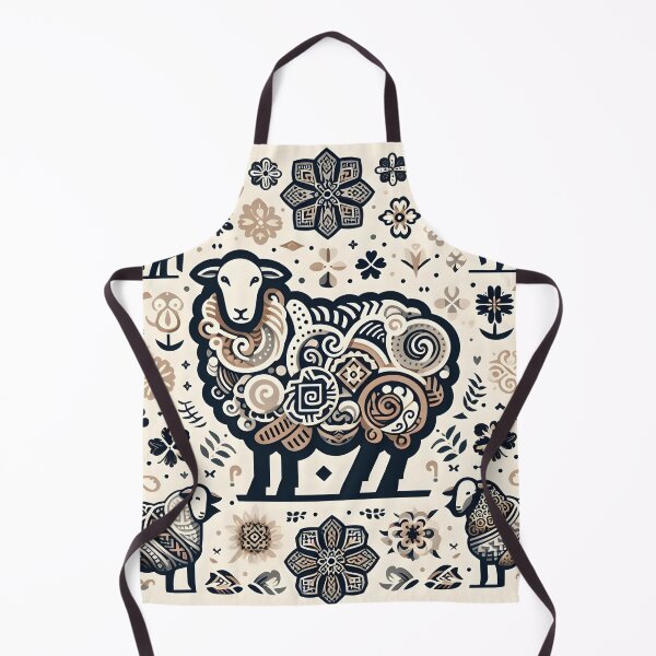 Item preview, Irish Sheep and Floral Patterns Artwork, Irleand, Sheep in Irish designed and sold by PillowTalkyZone.