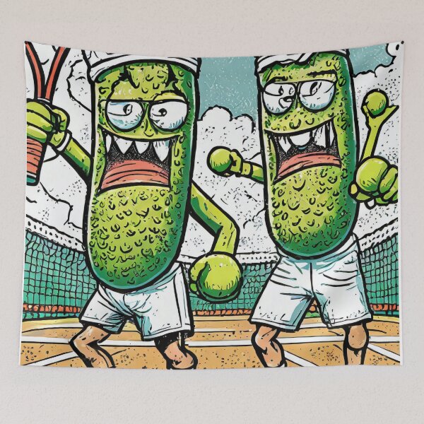 Item preview, Pickleball Heros playing PickleBall designed and sold by drawbey.