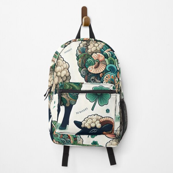 Item preview, Irish Sheep and Floral Patterns Artwork, Irleand, Sheep in Irish designed and sold by PillowTalkyZone.