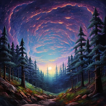 Artwork thumbnail, Cosmic Reverie by PrintPulseInk
