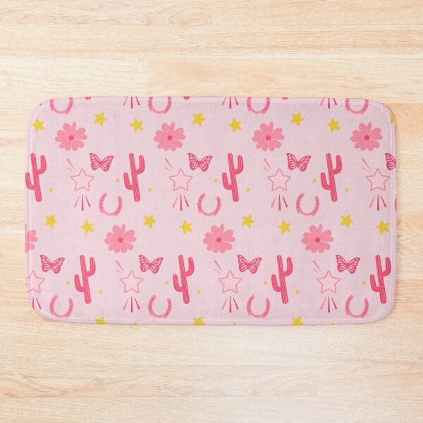 Item preview, Pink Cowgirl Collage Pattern designed and sold by Creative Brat Design Studio.