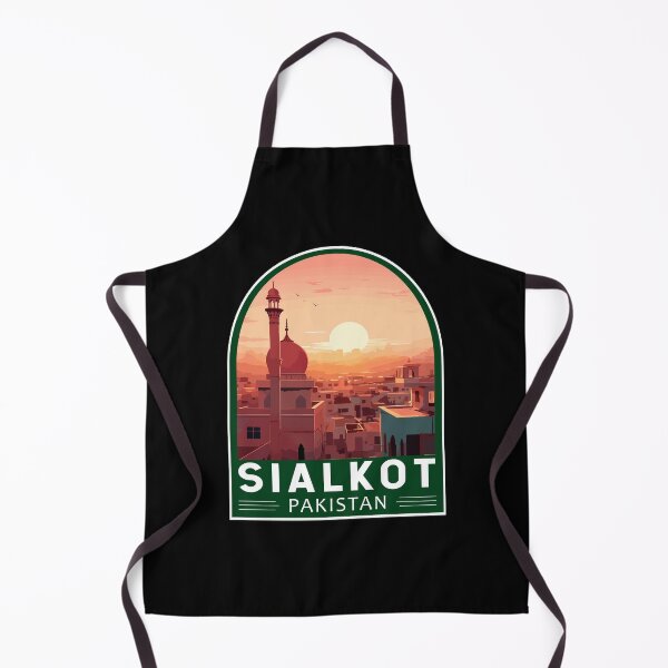Item preview, Sialkot Pakistan Travel Art Emblem designed and sold by KrisSidDesigns.