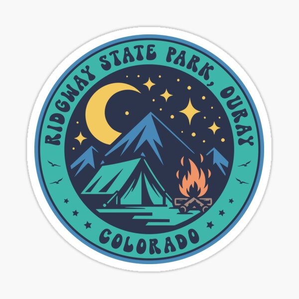 Item preview, Ridgway State Park Ouray Colorado Camping Design designed and sold by CynthiaGraphics.