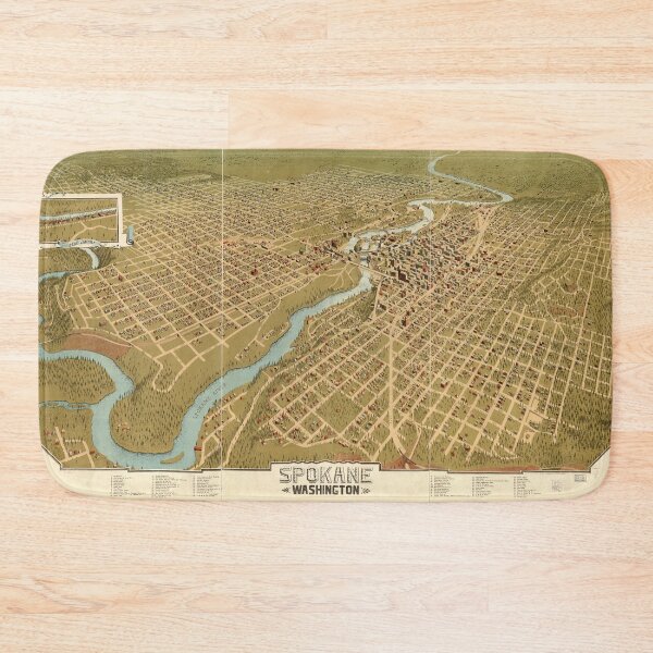 Item preview, Spokane, Washington (1905) designed and sold by allhistory.