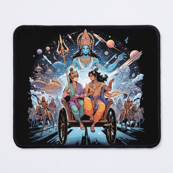 Item preview, KRISHNA AND ARJUNA ANIME STYLE designed and sold by PSYNOVA.