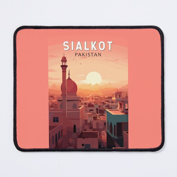 Item preview, Sialkot Pakistan Travel Art Vintage designed and sold by KrisSidDesigns.