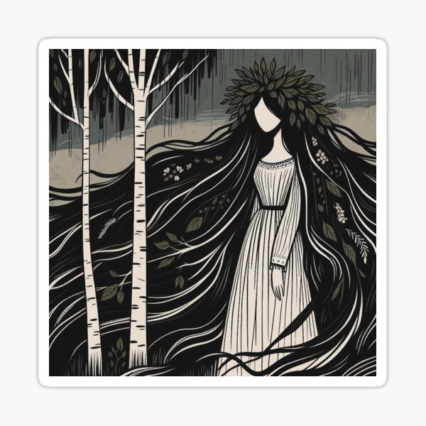 Item preview, Birch tree goddess designed and sold by morwenna-.