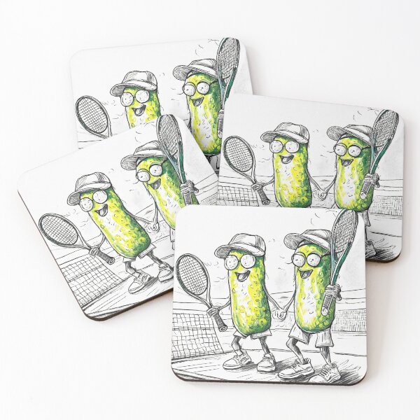 Item preview, Pickleball Heros playing PickleBall designed and sold by drawbey.