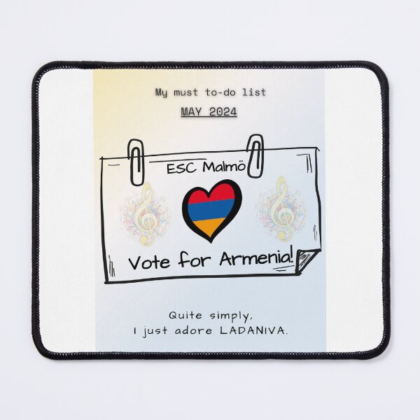 Item preview, EUROVISION SONG CONTEST 2024, VOTE FOR ARMENIA designed and sold by CreativeBizarre.