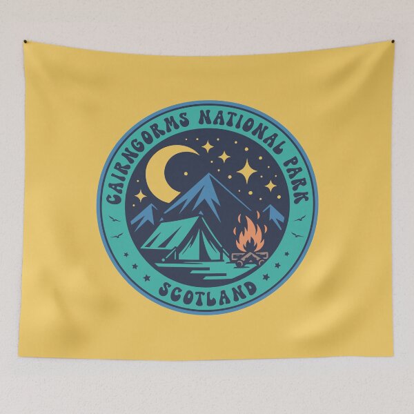 Item preview, Cairngorms National Park Scotland Camping Design designed and sold by CynthiaGraphics.
