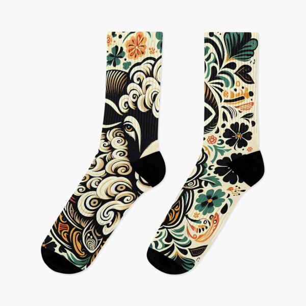 Item preview, Irish Sheep and Floral Patterns Artwork, Irleand, Sheep in Irish designed and sold by PillowTalkyZone.