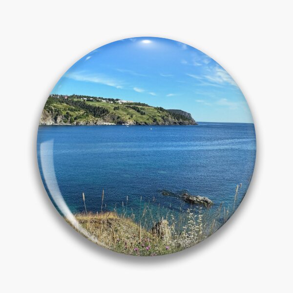 Item preview, Wildflowers and the ocean - view from a cliff designed and sold by ClarissaFlora.