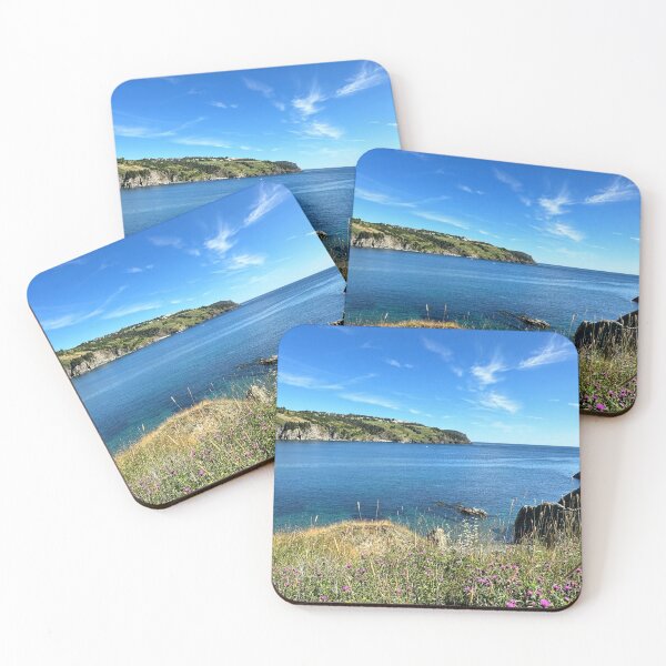 Item preview, Wildflowers and the ocean - view from a cliff designed and sold by ClarissaFlora.