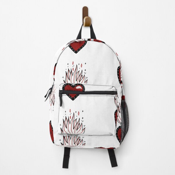 Item preview, Ablaze Sacred heart trad tattoo designed and sold by emeteneme.