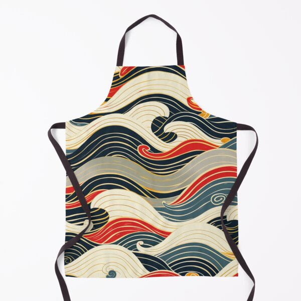 Item preview, Abstract wave pattern bold colour scheme Active Outdoors Inspired Art designed and sold by CDC40.