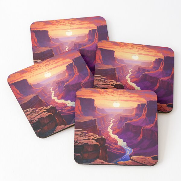Item preview, Crimson Canyon Sunset designed and sold by PrintPulseInk.
