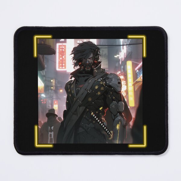 Item preview, In Mega Tokyo, a cyberpunk samurai roams the streets at night. designed and sold by Mecha Brave Studio.