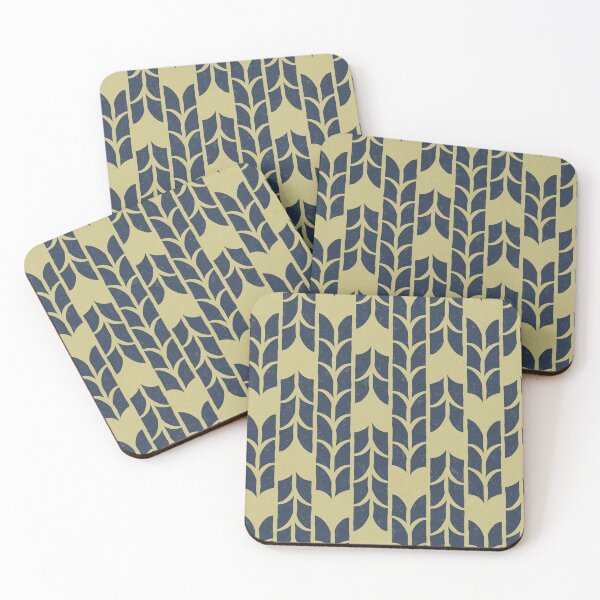 Item preview, Tulip Deco Pattern - Dusk + Gold designed and sold by Irene Estelle.