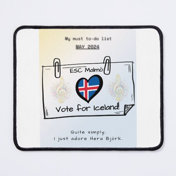 Item preview, EUROVISION SONG CONTEST 2024, VOTE FOR ICELAND designed and sold by CreativeBizarre.