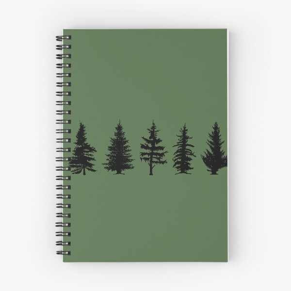 Item preview, Black Pine Tree Evergreen Forest Festive Christmas Farm  designed and sold by IntoClearWater.