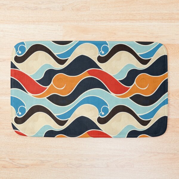 Item preview, Abstract wave pattern retro twist Active Outdoors Inspired Art designed and sold by CDC40.