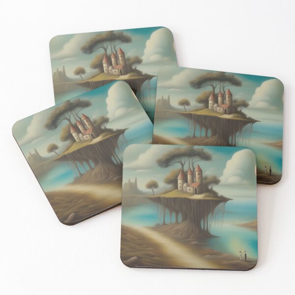 Item preview, Enigmatic Haven: Surreal Island Home designed and sold by ZipperDragon88.
