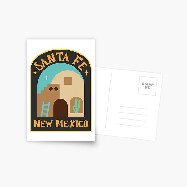 Item preview, Santa Fe New Mexico - lettering  designed and sold by Mwinterstudio.