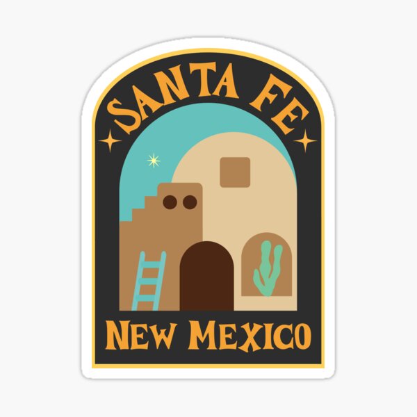 Artikel-Vorschau von Santa Fe, New Mexico - Schriftzug, designt und verkauft von Mwinterstudio.
