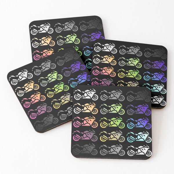 Item preview, Colorful Neon Motorcycles designed and sold by Sandi-Pandi.